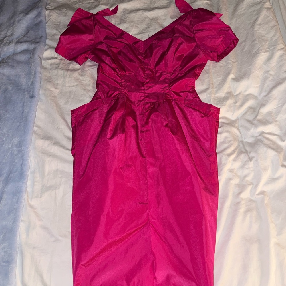 Thierry Mugler Fete Vibrant Fuchsia Dress